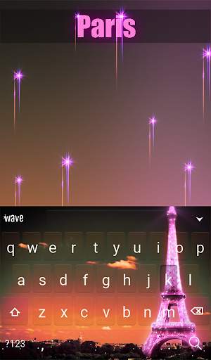 Paris Wallpaper Keyboard Theme screenshot 2