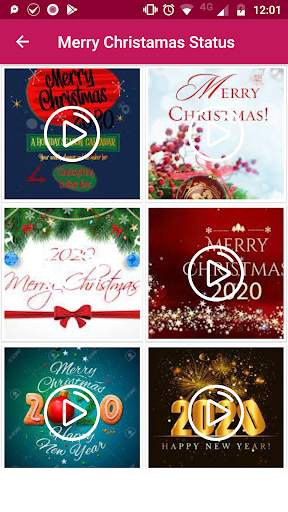 Christmas Video Status स्क्रीनशॉट 3