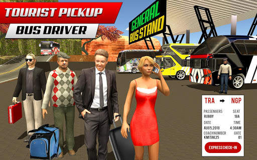 Coach Bus Hill Road Simulator- Free Euro Bus Games скриншот 2