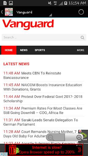 Nigeria Newspapers screenshot 1