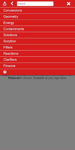 Plutocalc Water and Wastewater screenshot 2