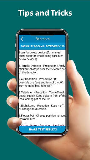 Hidden IR Camera Detector & spy cam finder screenshot 6