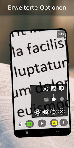 weZoom - Lupe und Sehhilfe screenshot 3