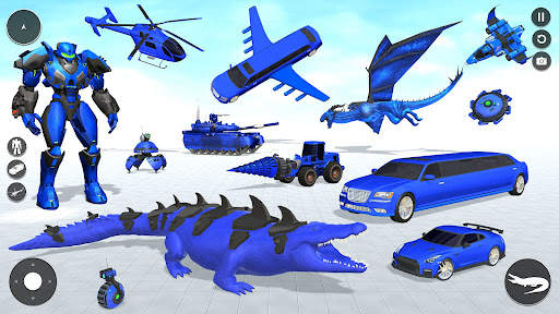 Crocodile Animal Robot Games screenshot 2