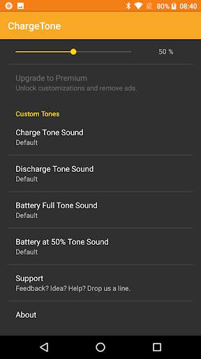 ChargeTone - Battery Notification Sounds 2 تصوير الشاشة