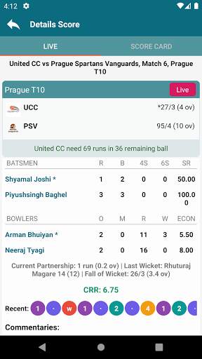 Live Cricket Match TV screenshot 2