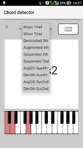 Chord detector screenshot 3