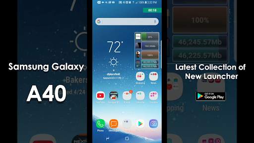 Galaxy A40 | Theme for Samsung A40 & launcher screenshot 4