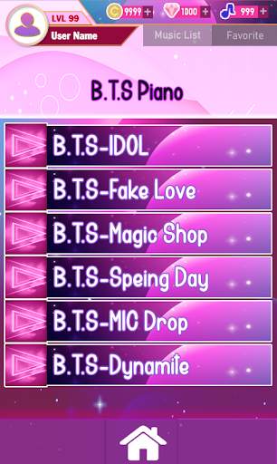 Kpop BTS Piano Tiles screenshot 2