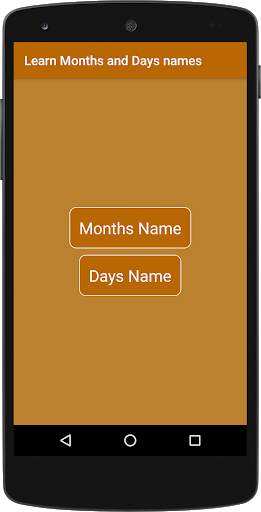 Learning Days of the Week and Months of Year names скриншот 1