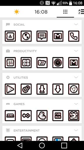 Patti Bills DarkRed Icon Pack screenshot 6