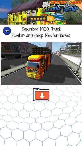 Mod Bussid Livery Truck Canter screenshot 3