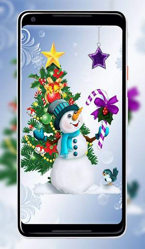 Snowman Wallpaper screenshot 4