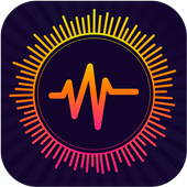 Particle.ly Video Status Maker Musical Bit Video أيقونة