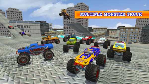 Real Monster Truck Stunt Racing Driving screenshot 2