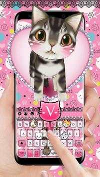 3D Cut Kitty Keyboard screenshot 1