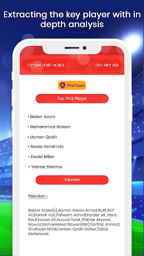 Dream Team 11 - Fantasy Cricket Prediction App screenshot 6