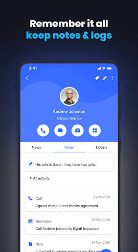 Covve: Stay in Touch with your contacts screenshot 4