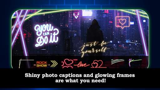 Neon Text on Photo Editor App screenshot 2