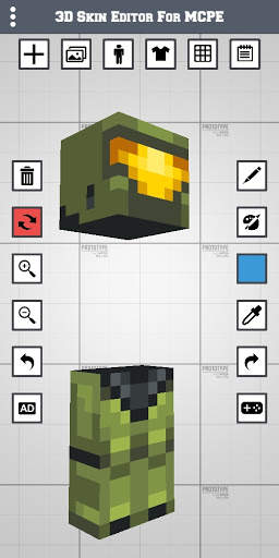 3D Skin Editor for Minecraft MCPE screenshot 5