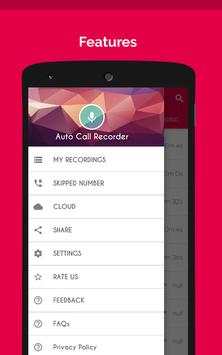 Auto Call Recorder 2018 screenshot 1