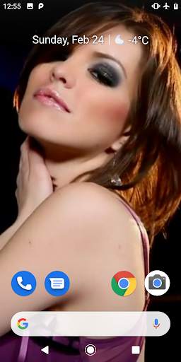 Luxury Girl Video Wallpaper screenshot 1