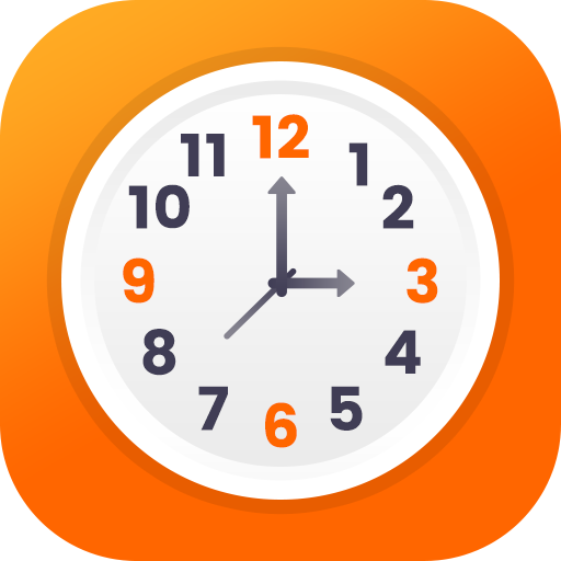 Kids clock learning أيقونة