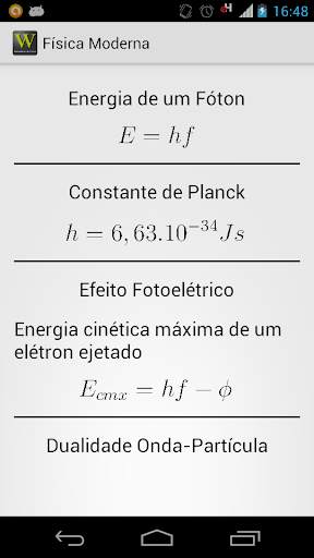 Formulário de Física screenshot 2