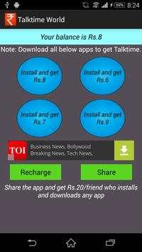 Talk-Time World(Free Recharge) screenshot 2
