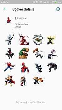 Avengers WA Stickers screenshot 2