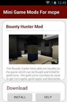 Mini Game Mods For mcpe स्क्रीनशॉट 5