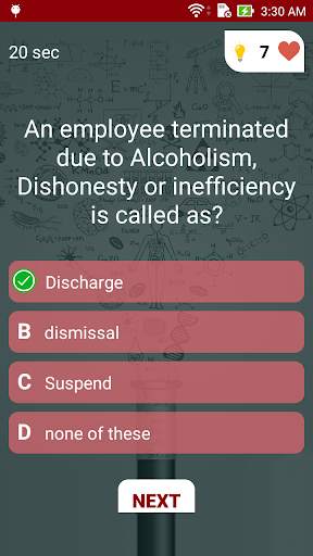 Human Resources(HR) Quiz screenshot 5