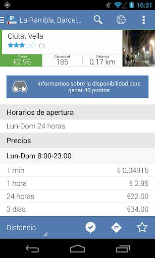 Parkopedia Estacionamiento screenshot 4