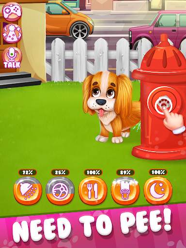 Talking Dog: Cute Puppy Playtime Games screenshot 2