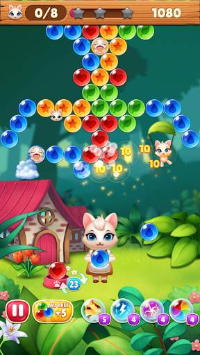 Bubble Cats Shooter POP : Puzzle Mania screenshot 7