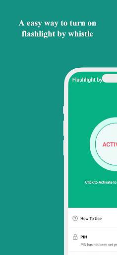 Flashlight by Whistle: Flash screenshot 2