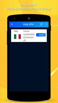 Italy VPN скриншот 3