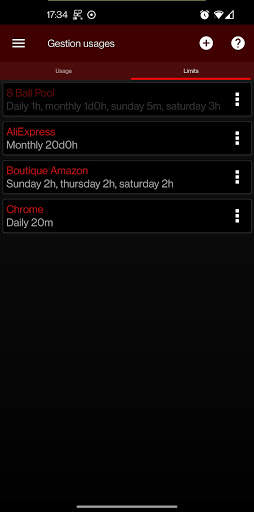 3C Usage Manager screenshot 3