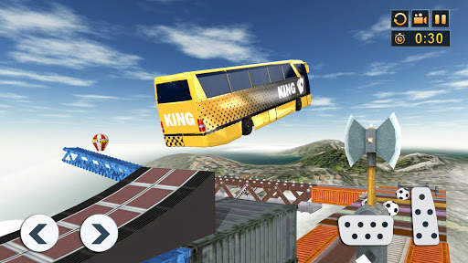 Mega Ramp Bus Stunt Games – Free Bus Driving Games 3 تصوير الشاشة