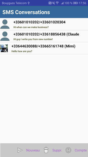Swumber: Multiple Numbers to send/receive SMS screenshot 5