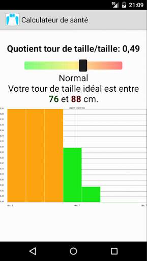 Calculateur de santé screenshot 3