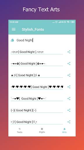 Stylish Text screenshot 1
