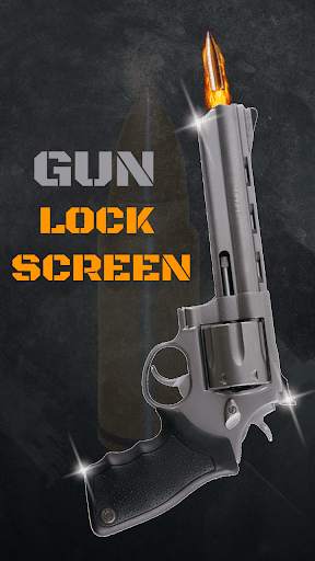 Pistol gunshot lock screen Simulator 1 تصوير الشاشة