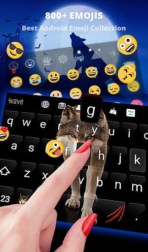 Lone Wolf Wallpaper + Keyboard screenshot 3