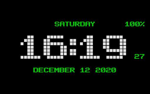 Digital Clock Live Wallpaper-7 PRO screenshot 12