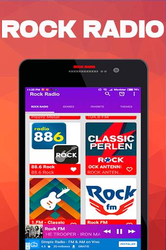 Rock Radio FM- Only Rock Music screenshot 1