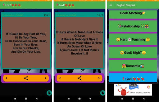 English shayari 2020 screenshot 1