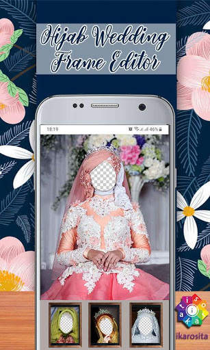 Hijab Wedding Frame Editor screenshot 5
