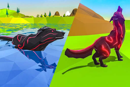 Wolf Simulator Fantasy Jungle screenshot 5