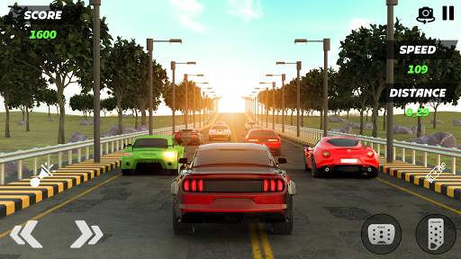 Turbo Traffic Car Racing Game screenshot 1